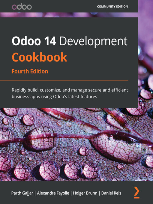 Cover image for Odoo 14 Development Cookbook